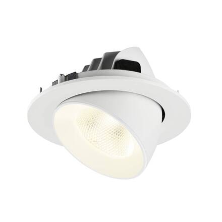 BIG WHITE (SLV) NUMINOS GIMBLE L Stropní vestavné svítidlo, 4000 K, 20°, IP20, kulaté, bílé 1009749