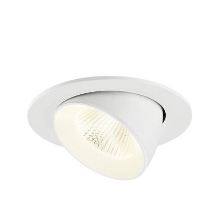 BIG WHITE (SLV) NUMINOS GIMBLE L Stropní vestavné svítidlo, 4000 K, 40°, IP20, kulaté, bílé 1009752