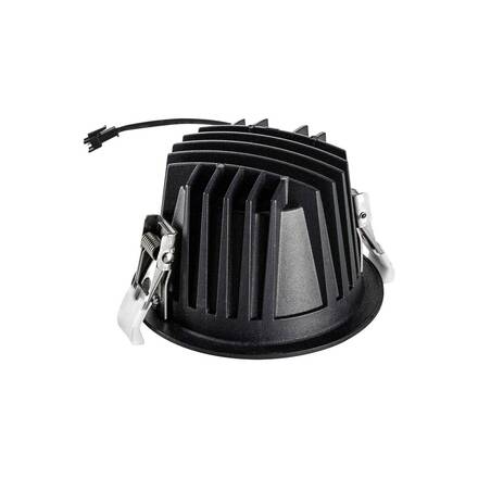 BIG WHITE (SLV) NUMINOS L Stropní vestavné svítidlo, 2700 K, 40°, IP20, kulaté, černé / bílé 1009760