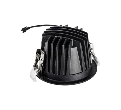 BIG WHITE (SLV) NUMINOS L Stropní vestavné svítidlo, 2700 K, 55°, IP20, kulaté, černá / bílá 1009763