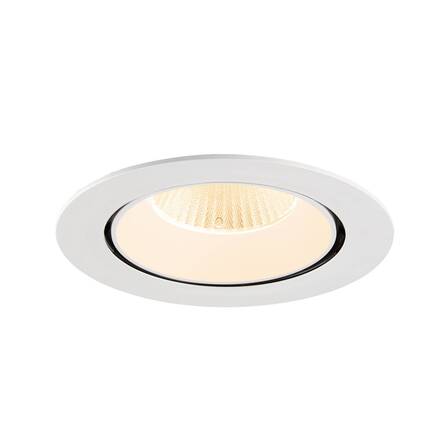 BIG WHITE (SLV) NUMINOS GIMBLE XL Stropní vestavné svítidlo, 2700 K, 40°, bílá 1009877