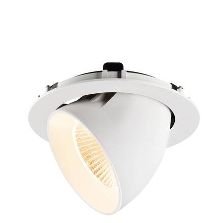 BIG WHITE (SLV) NUMINOS GIMBLE XL Stropní vestavné svítidlo, 2700 K, 40°, bílá 1009877