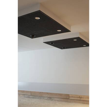 BIG WHITE (SLV) NUMINOS GIMBLE XL Stropní vestavné světlo, 3000 K, 20°, černé / bílé 1009883