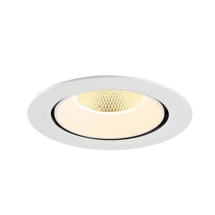 BIG WHITE (SLV) NUMINOS GIMBLE XL Stropní vestavné svítidlo, 3000 K, 20°, bílá 1009892