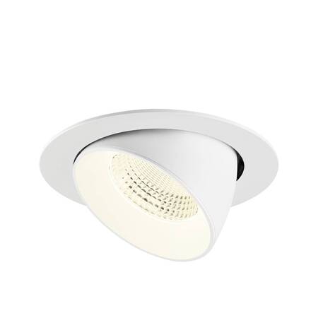 BIG WHITE (SLV) NUMINOS GIMBLE XL Stropní vestavné svítidlo, 4000 K, 55°, bílé 1009916