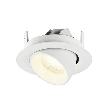 BIG WHITE (SLV) NUMINOS GIMBLE XS Stropní vestavné svítidlo, 4000 K, 40°, IP20, kulaté, bílé 1010075