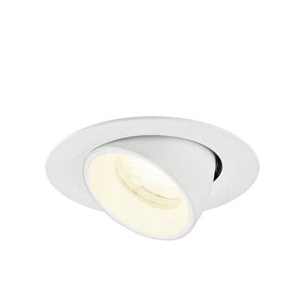 BIG WHITE (SLV) NUMINOS GIMBLE XS Stropní vestavné svítidlo, 4000 K, 40°, IP20, kulaté, bílé 1010075