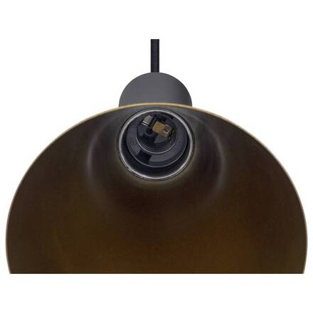 BIG WHITE (SLV) LALU CONE 15 Stínidlo, patice E27, Mix&amp;Match, černá / bronzová 1010084