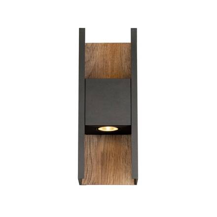 BIG WHITE (SLV) FLATT II nástěnné svítidlo pro povrchovou montáž, PHASE, 2700 K, 9, 5 W, antracit / hnědá 1010101