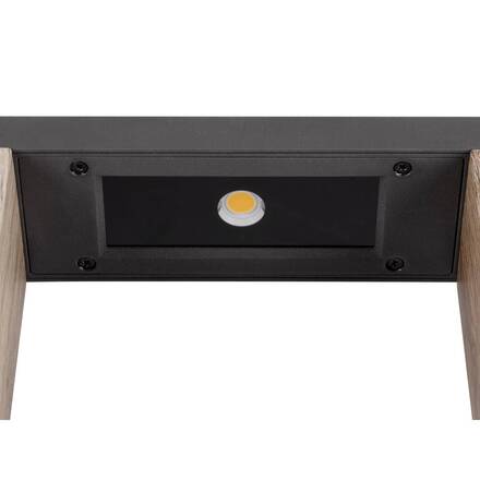 BIG WHITE (SLV) FLATT II 36 volně stojící svítidlo, PHASE, 2700 K, IP65, čtvercové, antracit / hnědá 1010103