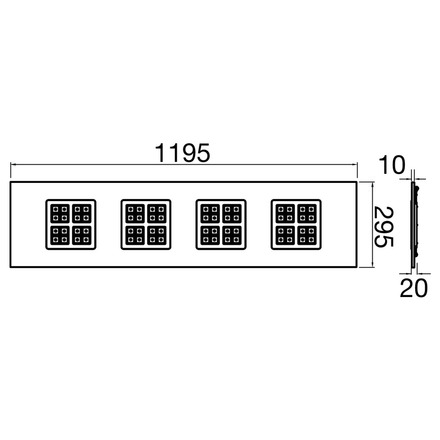 BIG WHITE (SLV) PAVANNO 1200/300 45 830/840/850 WB WH UGR19 DALI 1010124