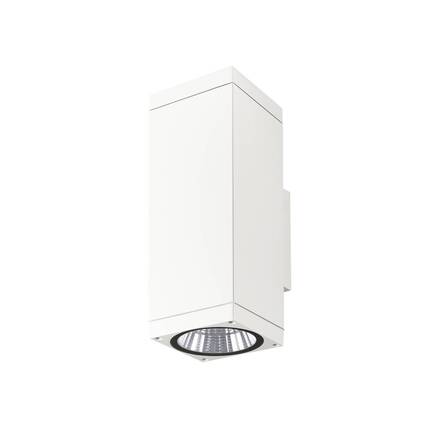 BIG WHITE (SLV) THEO PRO L nástěnné svítidlo pro povrchovou montáž, up/down, DALI, P1, 2700 K, 20 W, Touch,  24°, bílé 1010188