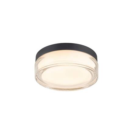 BIG WHITE (SLV) CYFT XL Přisazené nástěnné a stropní svítidlo, 2700/3000/4000 K, 15 W, PHASE, 125°, IP65 černá / čirá 1010210