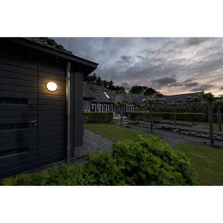 BIG WHITE (SLV) CYFT WAVE XL Přisazené nástěnné a stropní svítidlo, 2700/3000/4000 K, 15 W, PHASE, 105°, IP65 černá / čirá 1010211