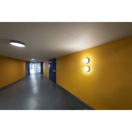 BIG WHITE (SLV) CYFT WAVE XL Přisazené nástěnné a stropní svítidlo, 2700/3000/4000 K, 15 W, PHASE, 105°, IP65 černá / čirá 1010211