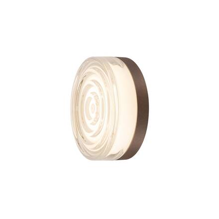 BIG WHITE (SLV) CYFT WAVE XL Přisazené nástěnné a stropní svítidlo, 2700/3000/4000 K, 15 W, PHASE, 105°, IP65 černá / čirá 1010211