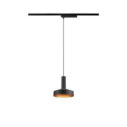 BIG WHITE (SLV) LALU 1~závěsné svítidlo, PHASE, LED Base, Mix&amp;Match, délka závěsu 200 cm, 2700/3000K, 40°, černá 1010288