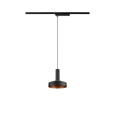 BIG WHITE (SLV) LALU 1~závěsné svítidlo, PHASE, LED Base, Mix&amp;Match, délka závěsu 200 cm, 2700/3000K, 40°, černá 1010288