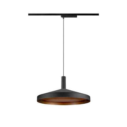 BIG WHITE (SLV) LALU 1~závěsné svítidlo, PHASE, LED Base, Mix&amp;Match, délka závěsu 200 cm, 2700/3000K, 40°, černá 1010288