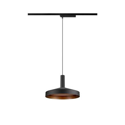 BIG WHITE (SLV) LALU 1~závěsné svítidlo, PHASE, LED Base, Mix&amp;Match, délka závěsu 200 cm, 2700/3000K, 40°, černá 1010288