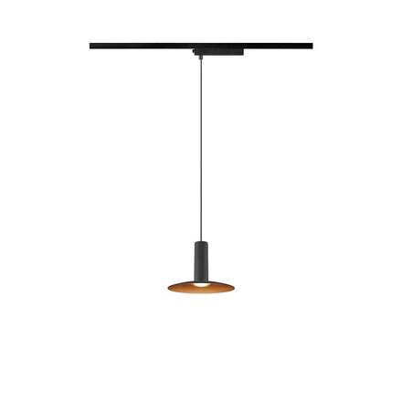 BIG WHITE (SLV) LALU 1~závěsné svítidlo, PHASE, LED Base, Mix&amp;Match, délka závěsu 200 cm, 2700/3000K, 40°, černá 1010288