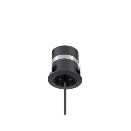 BIG WHITE (SLV) DYSKO závěsné svítidlo, PHASE, délka závěsu 200 cm, 2700K, 36°, černá / zlatá 1010359