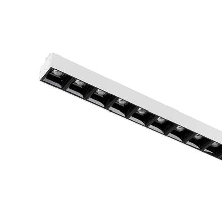 BIG WHITE (SLV) SIGHT EVO 3~ Spot, DALI, jednoduchá, obdélníková, 3000K, 25 W, 60°, bílá / černá 1010381