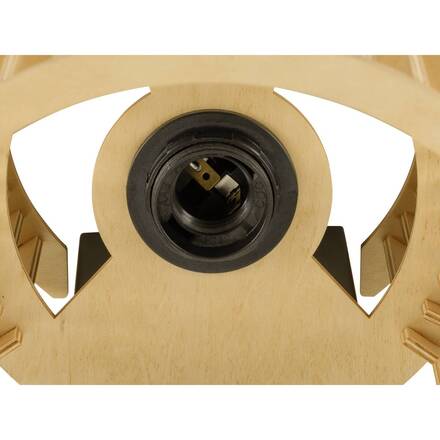 BIG WHITE (SLV) WUD WL E27, nástěnné svítidlo pro povrchovou montáž, válcové, 1 x max. 40 W, přírodní 1010401