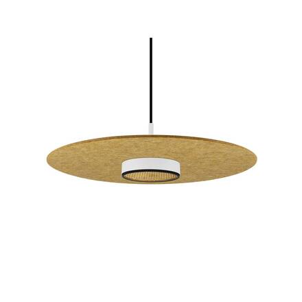 BIG WHITE (SLV) GRIP! FLAT plstěné stínidlo 50cm x 0,6cm, okrová 1010408