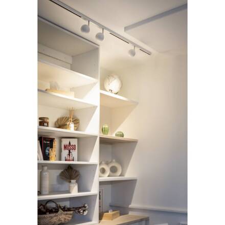 BIG WHITE (SLV) LIGHT EYE 2.0 48V Spot, DALI, kulatý, 3000 K, 10 W, 30°, bílý / černý 1010459