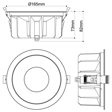 BIG WHITE (SLV) DOWNLIGHT P 165 30 WM 840 60 ML DALI WH IP54 1010765