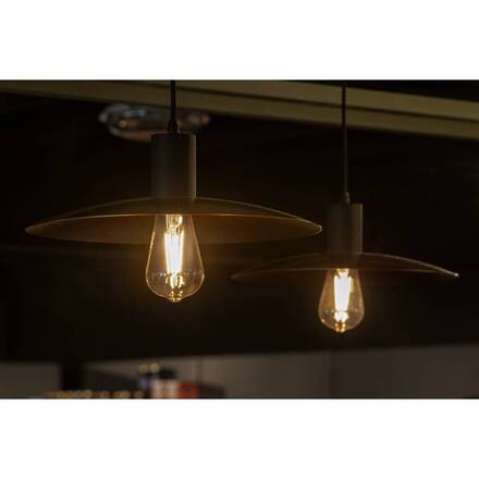 BIG WHITE (SLV) LALU SET závěsné svítidlo, patice E27, ELYPSE 33, délka závěsu 200 cm, Žárovka v ceně, černá 1010786