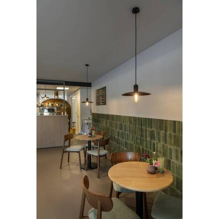 BIG WHITE (SLV) LALU SET závěsné svítidlo, patice E27, ELYPSE 33, délka závěsu 200 cm, Žárovka v ceně, černá 1010786