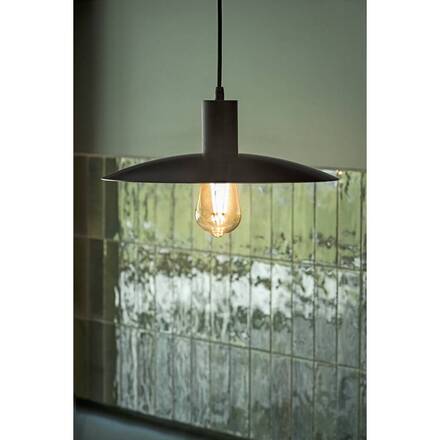 BIG WHITE (SLV) LALU SET závěsné svítidlo, patice E27, ELYPSE 33, délka závěsu 200 cm, Žárovka v ceně, černá 1010786