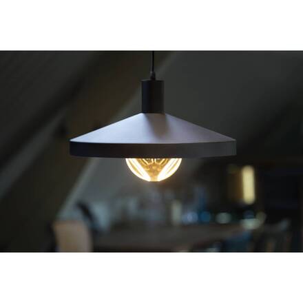 BIG WHITE (SLV) LALU SET závěsné svítidlo, patice E27, TETRA 36, délka závěsu 200 cm, Žárovka v ceně, černá 1010787