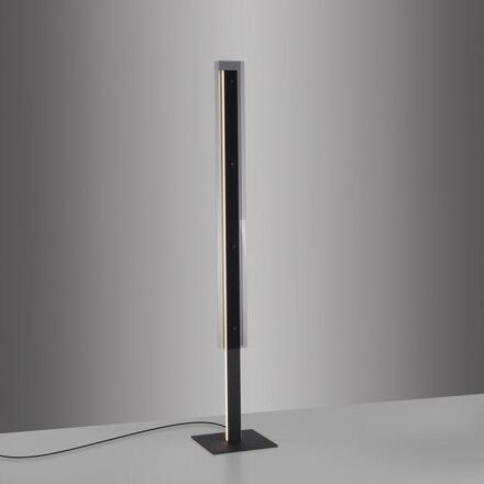 JUST LIGHT Kolekce Schöner Wohnen LED stojací svítidlo LENA, černé, šňůrový se stmívačem, paměť 3000K