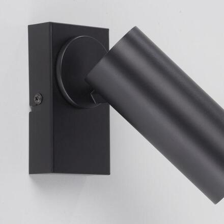 JUST LIGHT Kolekce Schöner Wohnen LED nástěnné a stropní svítidlo RIK, černá, jednoramenné 3000K