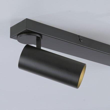 JUST LIGHT Kolekce Schöner Wohnen LED stropní svítidlo RIK, černá, 2-ramenné, otočné 3000K