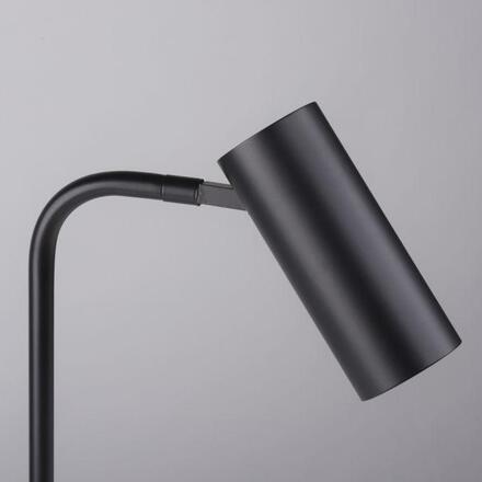 JUST LIGHT Kolekce Schöner Wohnen LED stolní lampa RIK, černá, třída A, otočné a nastavitelné, šňůrový vypínač 3000K