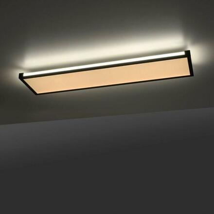 LEUCHTEN DIREKT is JUST LIGHT LED stropní svítidlo, černá, stmívatelné, dálkový ovladač, paměť 2700-5000K