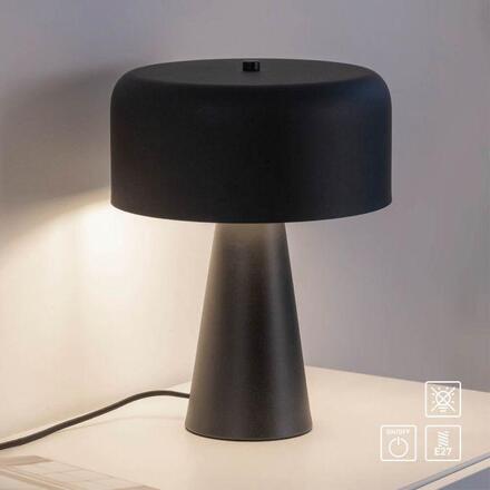 JUST LIGHT Kolekce Schöner Wohnen stolní lampa PENTO, černá, 1,5 m kabel
