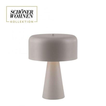 JUST LIGHT Kolekce Schöner Wohnen stolní lampa PENTO, písková barva, 1,5 m dlouhý kabel
