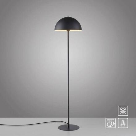 JUST LIGHT Kolekce Schöner Wohnen stojací svítidlo ALI, černé, nožní vypínač