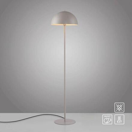JUST LIGHT Kolekce Schöner Wohnen stojací svítidlo ALI, písková barva, nožní vypínač