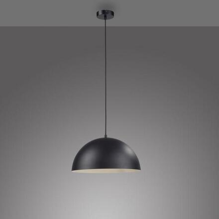 JUST LIGHT Kolekce Schöner Wohnen závěsné svítidlo ALI, černé, vhodné pro LED žárovky