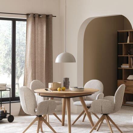 JUST LIGHT Kolekce Schöner Wohnen závěsné svítidlo ALI, písková barva, vhodné pro LED žárovky