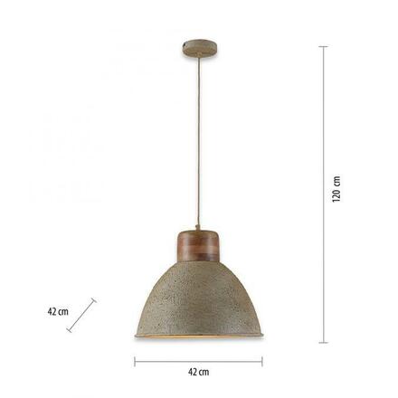 LEUCHTEN DIREKT is JUST LIGHT závěsné svítidlo, béžová, retro, nastavitelné, industriální styl