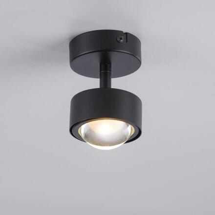 JUST LIGHT Kolekce Schöner Wohnen stropní svítidlo bodové svítidlo KULU, černá, 1-ramenné, nastavitelné a otočné 3000K