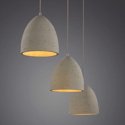 JUST LIGHT Kolekce Schöner Wohnen závěsné svítidlo TRAVENTA, písková barva, 3-ramenné