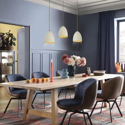 JUST LIGHT Kolekce Schöner Wohnen závěsné svítidlo TRAVENTA, písková barva, 3-ramenné